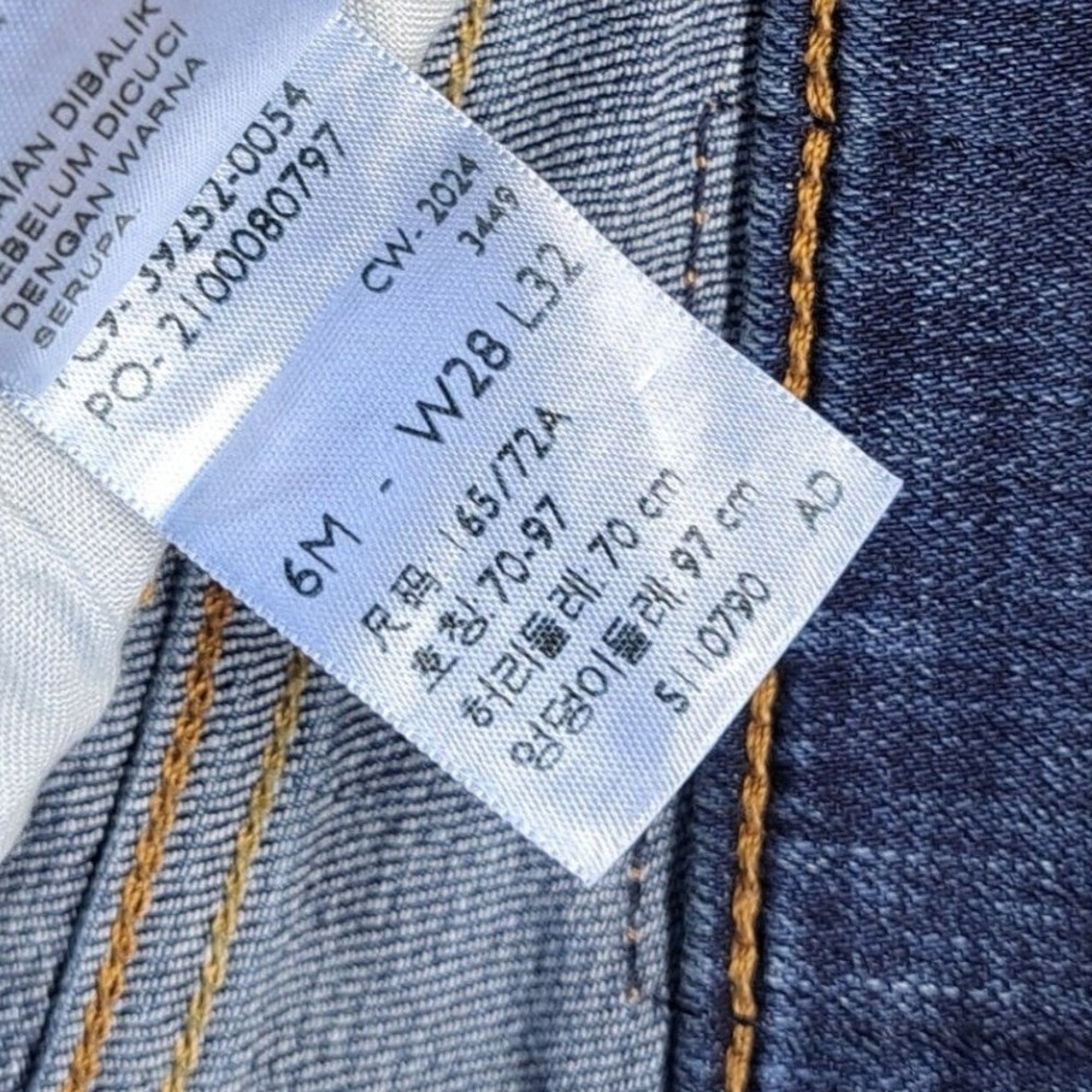 Levi's Classic Bootcut Jeans Womens 6M W28 L32 Blue Excellent Stretch Denim - Picture 4 of 14